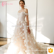 Luxury off-shoulder new design ball gown long mermaid wedding dress